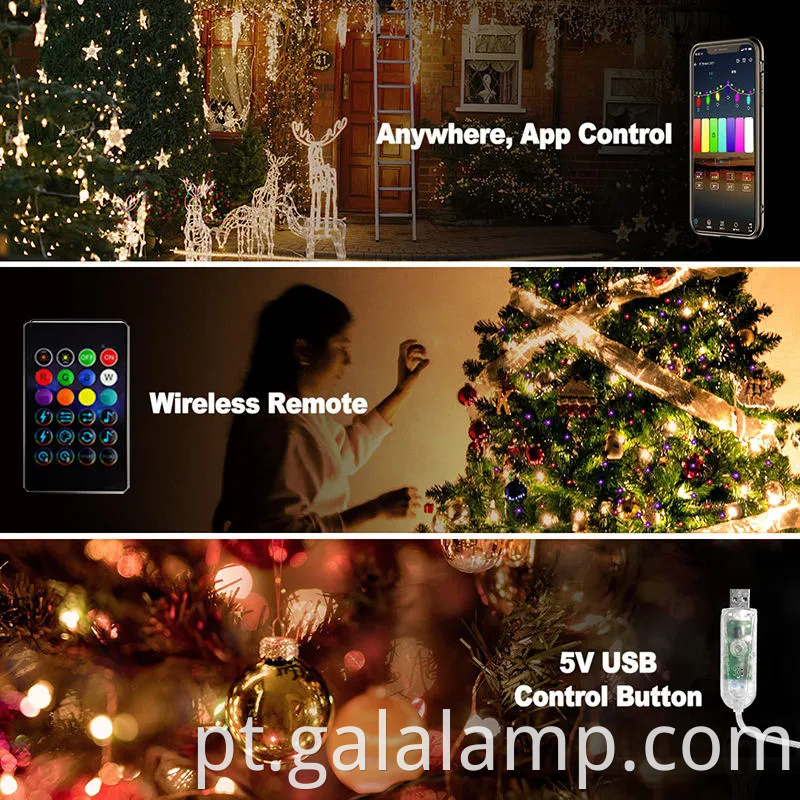 100 LEDs de tira USB à prova d'água LED para atividades ao ar livre